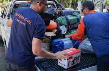  Corrente do bem: Rio Bonito do Iguaçu recebe apoio de servidores do Rio Grande do Sul